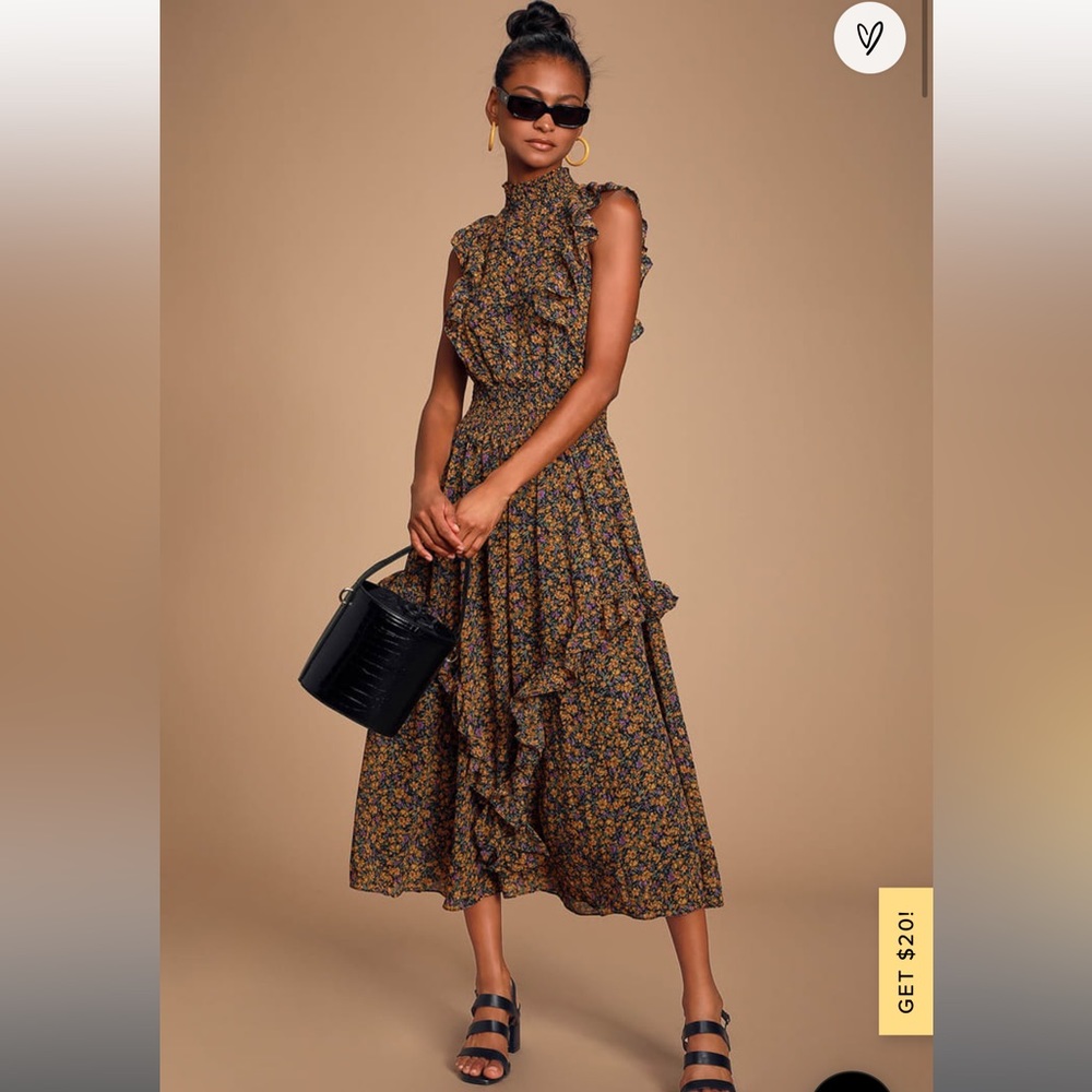 Lulu’s midi floral dress